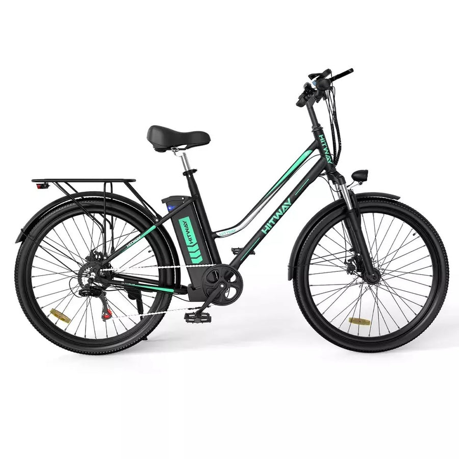 HITWAY BK8 26 Inch Electric Bike 250W E-Bike 36V 12Ah Battery 90km Range 7 Speed