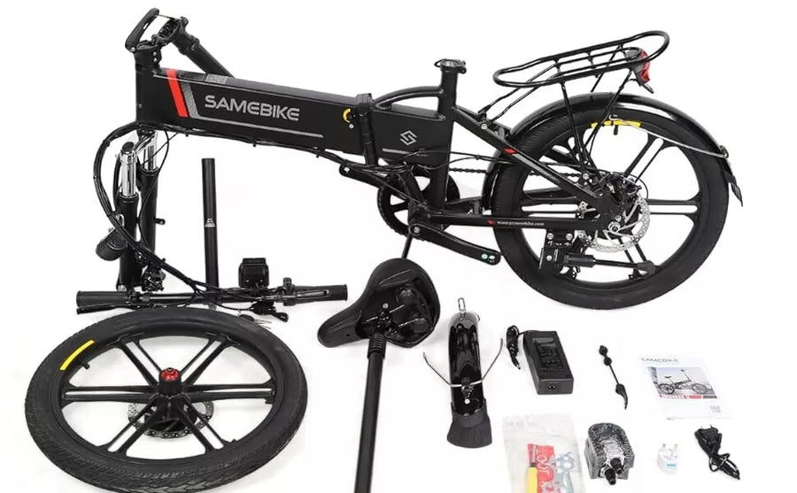 Samebike 20LVXD30 20" Electric Bike 35OW 48V 10.4AH Folding E-bike E-City BIKE