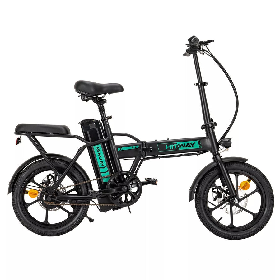 HITWAY BK5 Electric Folding Bike 16" Fat Tire 250W Motor 36V 8Ah Battery e-Bike