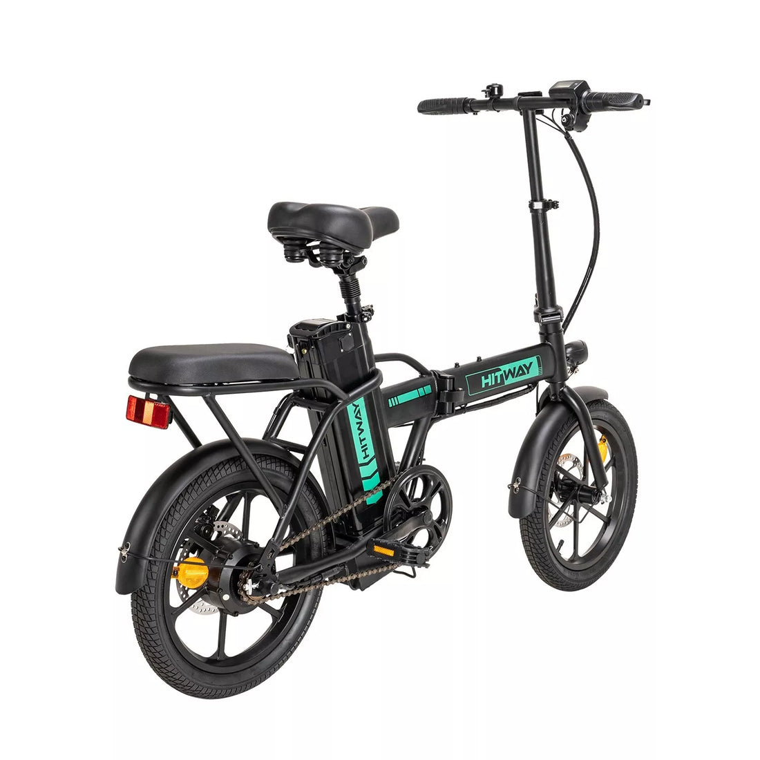 HITWAY BK5 Electric Folding Bike 16" Fat Tire 250W Motor 36V 8Ah Battery e-Bike