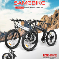 Samebike LO26-II 26" Electric Bike 90OW 48V 14AH Folding E-BIKE E-MTB LG Battery