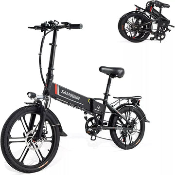 Samebike 20LVXD30 20" Electric Bike 35OW 48V 10.4AH Folding E-bike E-City BIKE