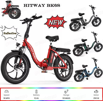 HITWAY e-bike with 250W motor and 12Ah battery