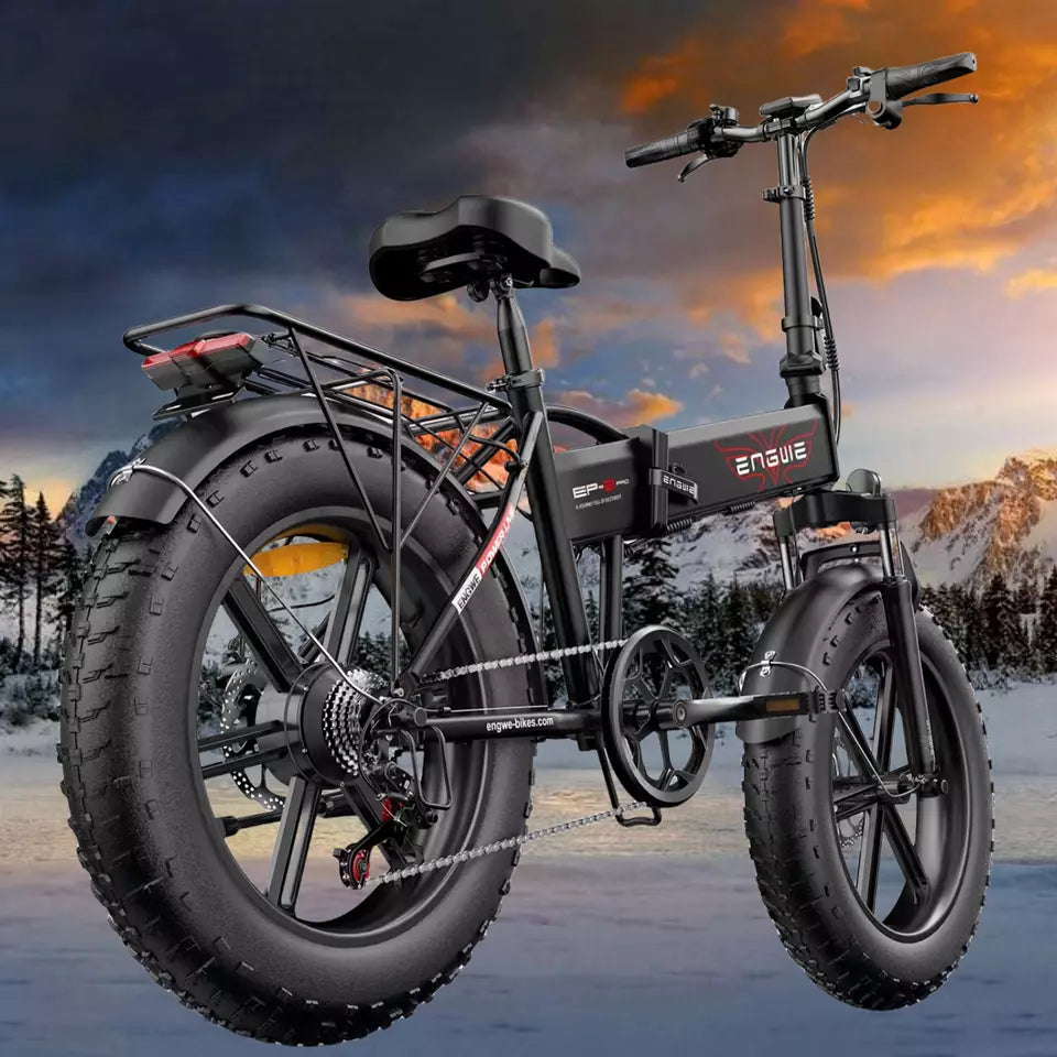 ENGWE EP-2 PRO 75OW Folding Electric Bicycle 7-Speed All Terrain Ebike 3Omph