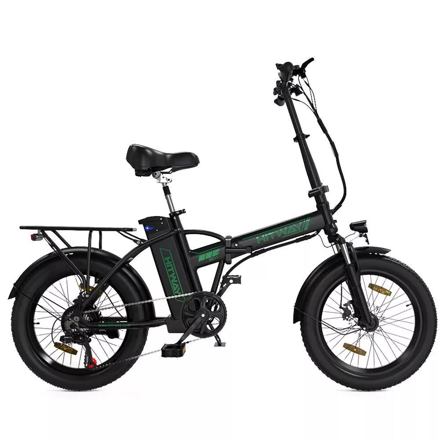 HITWAY BK11 Electric Folding Bike 20 Fat Tire E Bike 250W 36V/11.2Ah Battery