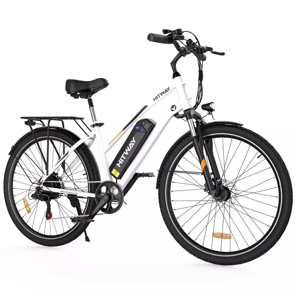 Hitway BK27 Electric Bike 28 Inch City E-Bike 250W 36V 12Ah Battery 90Km Range