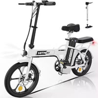 HITWAY BK5 Electric Folding Bike 16" Fat Tire 250W Motor 36V 8Ah Battery e-Bike