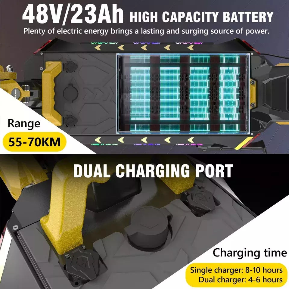 iENYRID ES60 H11in igh-Performance Electric Scooter 2400Wa Dual Motor 23Ah 48V