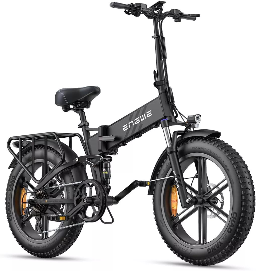 ENGWE ENGINE PRO 2.0 Folding Electric Bike 52V16Ah Battery,8-Speed,20'' E-Bike