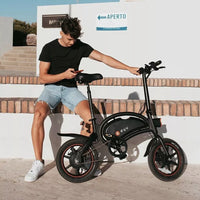 14-inch DYU D3F Folding Electric Bike Kugoo E-City Commuter Bicycle Long Battery