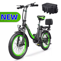 NEW Hidoes 20" Folding Electric Bike 75OW Motor 13AH Fat Tire E-Bike For Adults