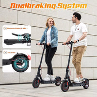 500W Electric Scooter EVERCROSS EV10K Pro 10inch Foldable E-Scooter Dual Shock