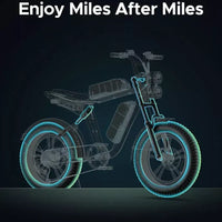 ENGWE M20 Electric Bicycle 20" Fat Tire Suspension E-bike Mountain Bike 45km/h