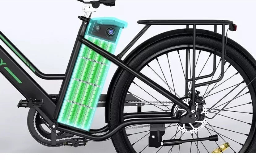 HITWAY 26" Electric Bike 250W/36V/8.4Ah E-bike Removable Battery Range 35-70km