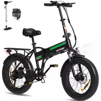 HITWAY BK10S Folding Electric Bike 48V 12Ah 500Wa 20" 4.0 Tyres E-Bike 35-90km