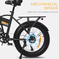 HITWAY BK10S Folding Electric Bike 48V 12Ah 500Wa 20" 4.0 Tyres E-Bike 35-90km