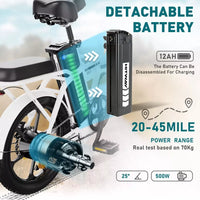 Hitway BK5 E- Bike  Folding,  16" Tire E-Bike 8.4Ah 250W 8.4Ah 36V UK Version