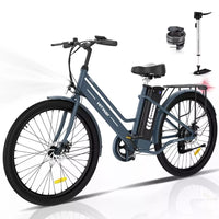 HITWAY BK8S 26" Fat Tire Electric Bike 250W 36V 8.4Ah E-Bike 70KM Range