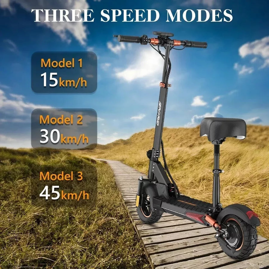 Ienyrid M4 PRO S+ Foldable Electric Scooter 800W 10"Off Road Tire with seat