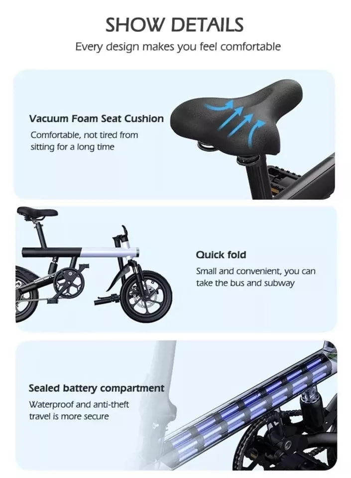 folding electric bike for adults