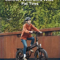 NEW ENGWE EP-2 Pro Electric Bicycle 75OW 13AH Fat Tire E-Folding Bike 20" 100KM