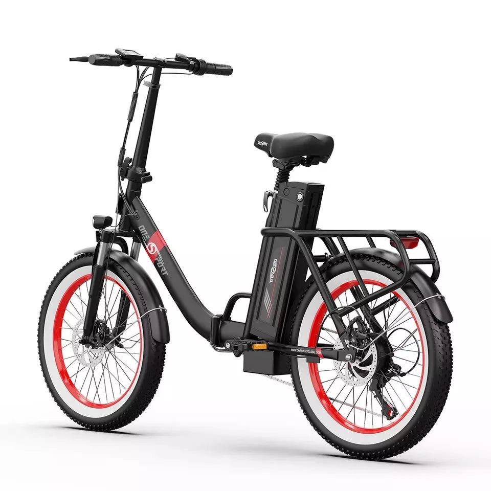 ONESPORT Electric Bike 250W City Bicycle 25KM/H Fat Tire E-bike OT18-2/OT16-2 UK