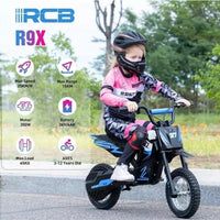 RCB R9X 12" Kid Electric Motorcycle 300W Motor 36V 15.5 mph Off-Road E-Bike