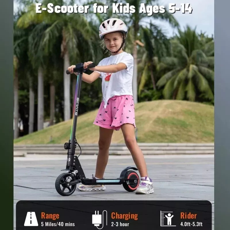 SIMATE S5 Foldable Kids E-Scooter Electric Scooter for child LED Display Scooter 14km/h