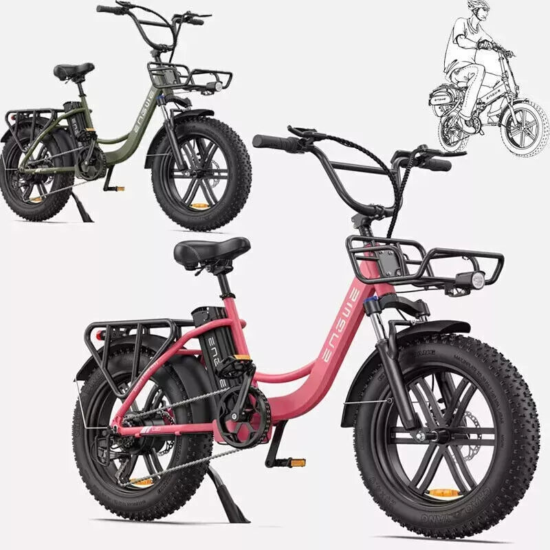 ENGWE L20 250W 20'' Electric bike Front Suspension Step-Thru E-bike 25km/h