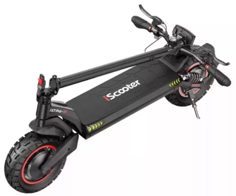 iscooter iX7pro Electric Scooter 2000W 48V 17.5AH Off-Road EScooter Adult 60km/h