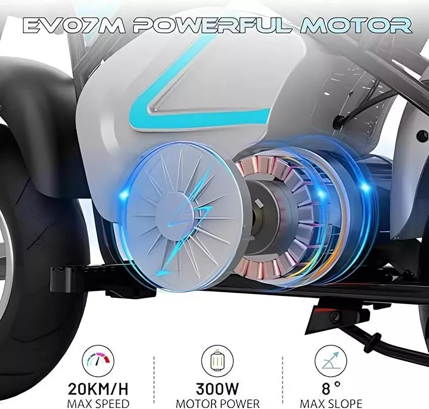 EVERCROSS EV07M 11" Tire Electric Kid Motorcycle 300W 25.2V 4Ah E-bike 20km/h