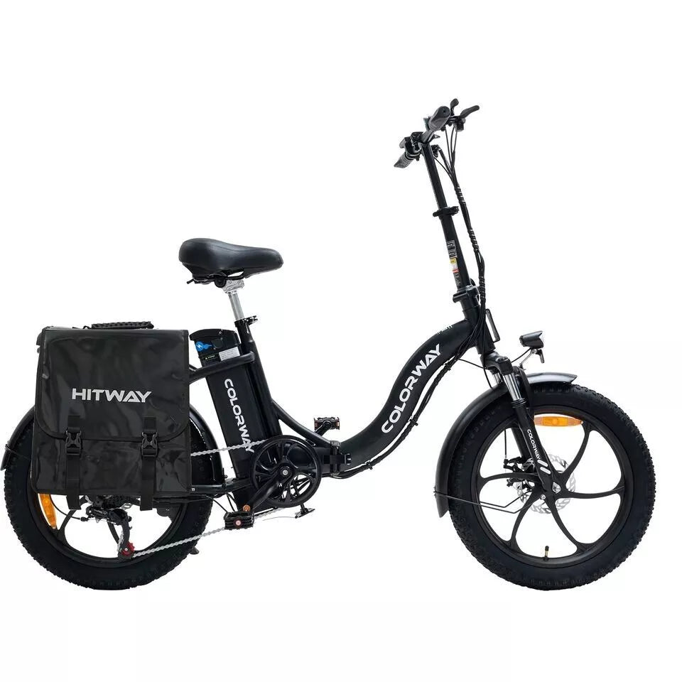 Colorway BK6S Foldable E-Bike 20 " Fat Tire Folding Bike 36V 15Ah Range 45-100km