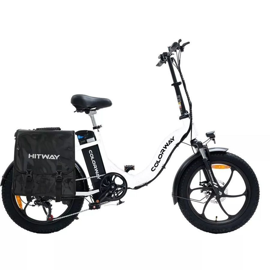 Colorway BK6S 20-inch foldable e-bike with 250W motor, 15Ah battery, 45-100km range, and compact design for urban commuting and adventures.