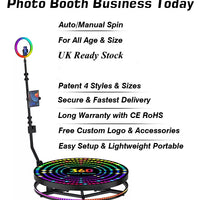 360 Video 360 Photo Booth Automatic Adjustable, Metal 68cm-115cm Customised Logo