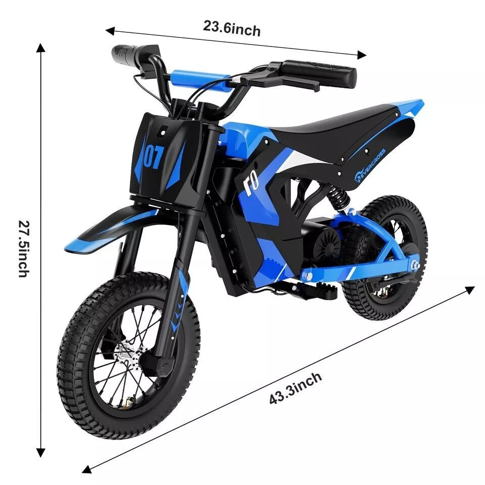 Electric Motorcycle EV12M Evercross Logo 300W Motor 36V/4AH E Bike for Kid