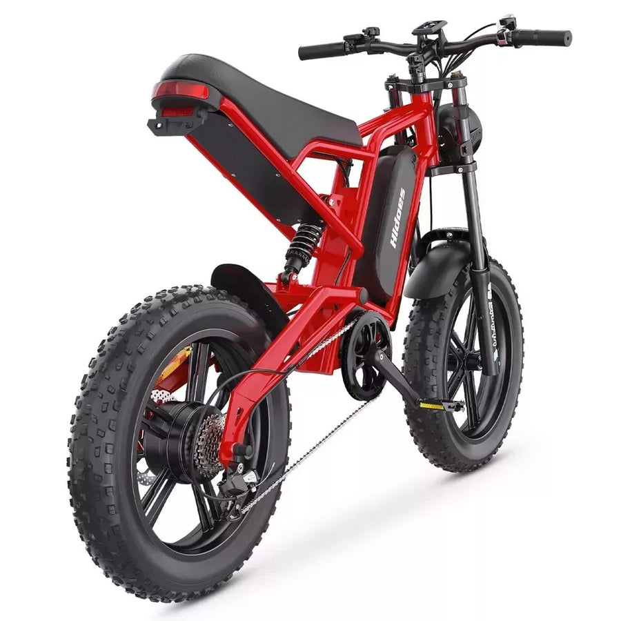 Hidoes B6 Mountain E-Bike 12OOW 48V 15.6Ah Battery 20" Fat Tyres 7-Speed