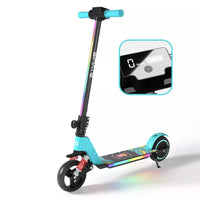 Electric Scooters For Kids Ages 8-16 UK E-Scooter Black 14km/h LED Display Light