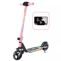 Electric Scooters For Kids Ages 8-16 UK E-Scooter Black 14km/h LED Display Light