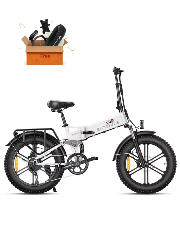 ENGWE ENGINE X 250W Electric Bike 20" Fat Tires 48V 13Ah UK Commuter Ebike