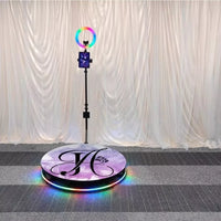 360 Video 360 Photo Booth Automatic Adjustable, Metal 68cm-115cm Customised Logo