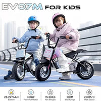 EVERCROSS EV07M 11" Tire Electric Kid Motorcycle 300W 25.2V 4Ah E-bike 20km/h